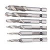 Drill Tap Bit Set Hex Shank Metric Combo HSS Ti