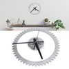 Simple Wall Clock Hollow Gear Frameless Design Hanging Clock with