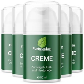 Fungustan Fußpflege | zur Nagel-, Fuß- und Hautpflege | Für Männer und Frauen geeignet | 5x50 ml