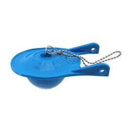 Chinflly 2 Pack Toilet Flapper Replacement kit,3 Inch Toilet Tank Flapper Stopper Flap Plug,Universal Toilet Plug Flapper with Stainless Chain,Blue