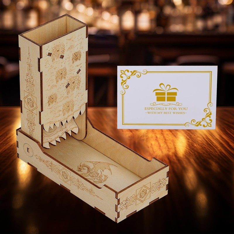 BYRRSF Dice Tower Dice Tray for Tabletop Role Playing Games