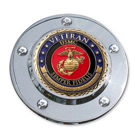 MotorDog69 Marine Veteran Harley Timing Cover Coin Mount Set