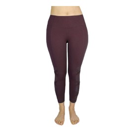 Active Life Mesh Crisscross Capri in Wild Raisin, Size XX-Large