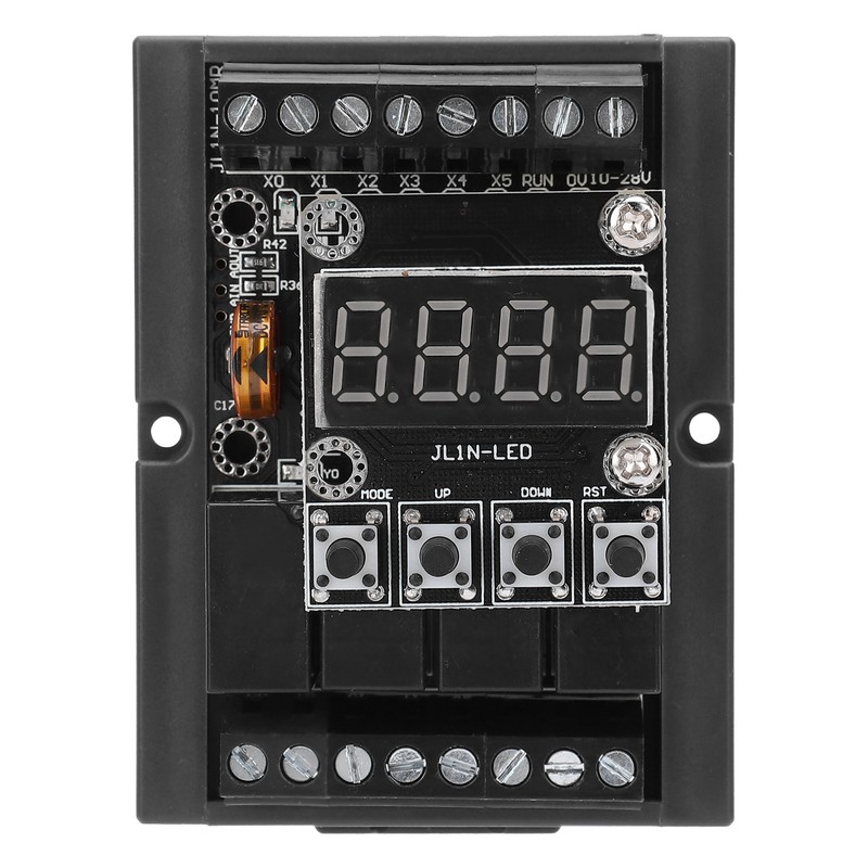 PLC Industrial Control Board Relay Digital Tube Integrated with Shell