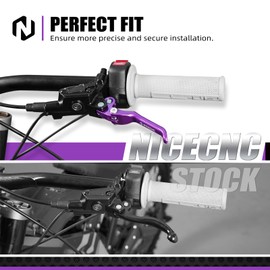 NICECNC Brake Levers Folding Front Rear Brake Levers Compatible with Surron Light bee X/S/ L1E Motorcycle Aluminum CNC Brake Lever Compatible with Segway X160 X260 See Fitment