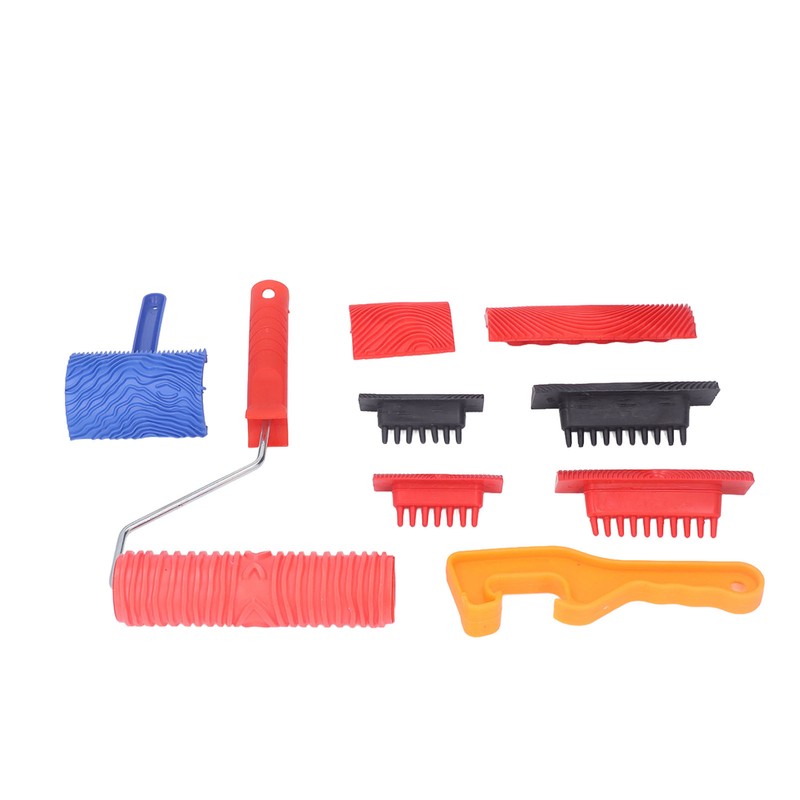 Wood Grain Tool Graining Pattern Painting Roller Home Decoration Set