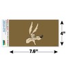 GRAPHICS & MORE Looney Tunes Wile E. Face Automotive Car