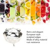 Serving Bowl European Style Retro Elegant Alloy Fruit Bowl for
