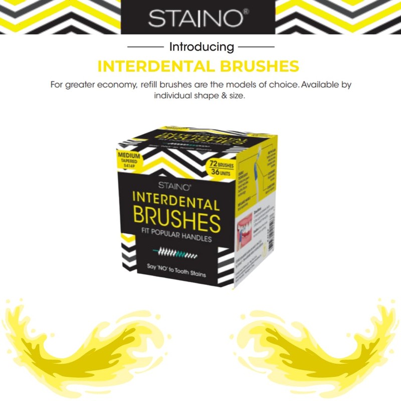 Staino Interdental Brushes Refill û Ultrafine Tapered Brush - 36