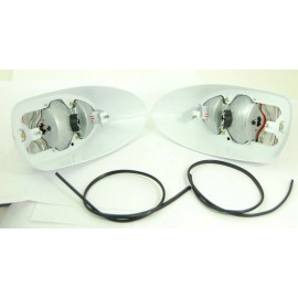 Unbranded Tail Light Assembly Left & Right Red & Clear Lens Fits Volkswagen Type1 Bug