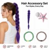 Hair Accessories Set - Ponytail Hair Extensions - Rhinestone Hair