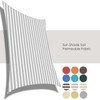ECOOPTS 13'x16' HDPE Sun Shade Sail Rectangle Canopy Shades for