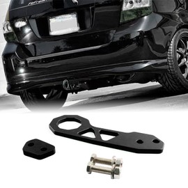 VEHSUN Tow Hook, For Cars, High Strength, Rear Aluminum, Racing Hook, Accessories, For Domestic Cars, Universal Use, Black