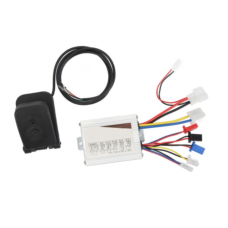 DC24V 500W Brushed Speed Controller with Throttle Pedal Kit for