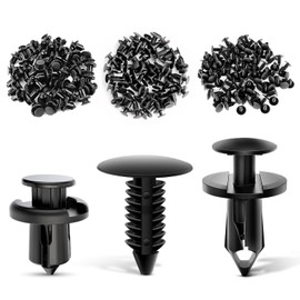 Nilight 100PCS Car Retainer Clips 7mm 8mm 10mm Nylon Bumper Fastener Rivet Clips