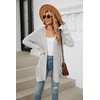 Famulily Ladies Open Front Comfy Sweater Cardigans Soft Knitted Long