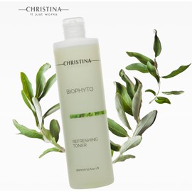 Tóner facial refrescante Bio Phyto, purificador diario para el cuidado de la piel para todos los tipos de piel, 10 onzas líquidas