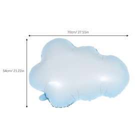 Zerodeko 8pcs Aluminum Film Balloons Wedding Cloud Balloons Cloud Decoration Airplane Birthday Party Decoration Airplane Birthday Decoration Clouds Decoration fiesta Party Clouds Balloons Birthday