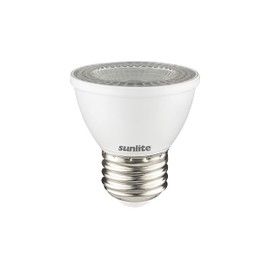 Sunlite 80083 LED PAR16 Short Neck Recessed Spotlight Bulb, 7 Watt, (60W Halogen Replacement), 550 Lumens, Medium (E26) Base, Dimmable, ETL Listed, 3000K Warm White, 1 Count