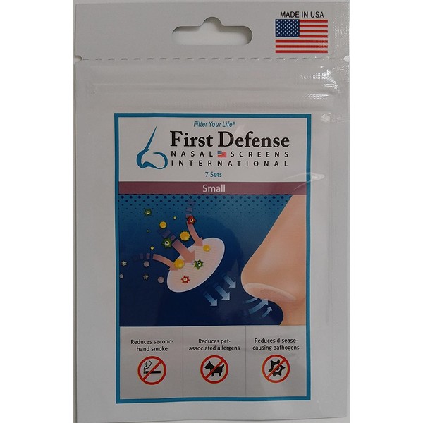 First Defense Nasal Screens - Pick-A-Size and Quantity Packs (1-Pack, Small)