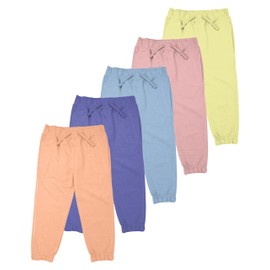 Andrew Scott Kids Cotton Joggers | Boys - Girls Toddler French Terry Sweatpants | Multi Packs & Colors