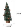 Mini Green Christmas Tree, Artificial Small Pine Tree, Snow Tree