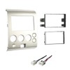 Double Din Car Stereo Install Dash Kit and Wire Harness -Made for Nissan: 2004-2005 Armada/Pathfinder Armada (No Factory Nav), 2004-2007 Titan (No Factory Nav Vehicles, Single Zone AC Vehicles Only)