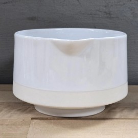 TEAVANA ~ White Porcelain 8 oz Song MATCHA Making Bowl ~ RARE Discontinued NOS!