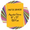 Spakon 120 Pcs Back to School Gifts Poster Boards Bulk