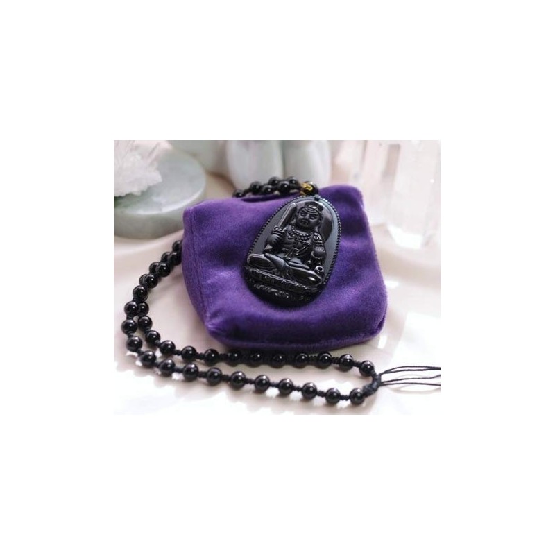 [shylph - Sylph] Obsidian Chain 6mm (45cm) Obsidian Handmade Pendant