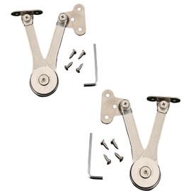 Prevent Toy Box Hinges Soft Close,Duisanji Lid Support Hinges,Lid Stay for Chest Wardrobe Closet Cupboard Wooden Box, Max Weight Support 30lb/2pcs for Safe, Smooth Support.