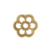 Tiazza 10Pcs Brass Backplate Washers Classical Furniture Decoration Gasket Brass