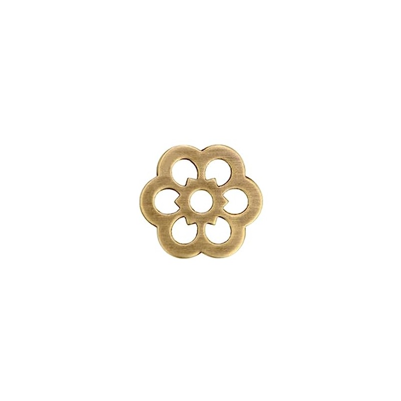 Tiazza 10Pcs Brass Backplate Washers Classical Furniture Decoration Gasket Brass