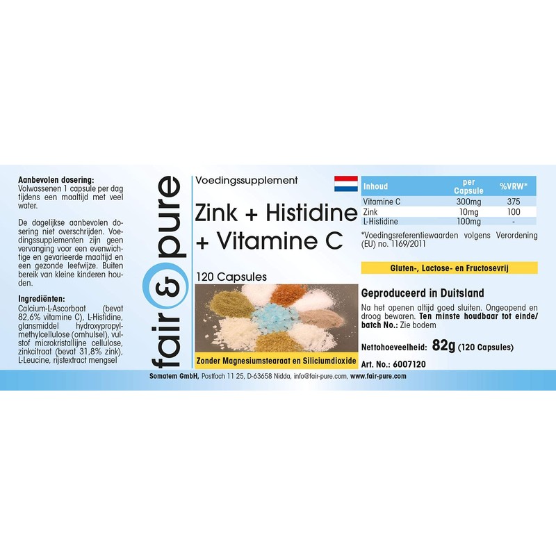 Fair & Pure® - Zinc + Histidine + Vitamin C