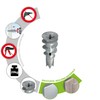 Tox Spiral Plasterboard Fixings, 32 mm, Pack of 50