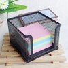 NUOLUX Table Metal Mesh Collection Square Note Paper Holder Desktop