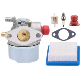 Lushview 640025 OH195EA Carburetor for Tecumseh 5HP 6HP 6.5HP 5.5HP OHH55 OHH60 OHH50 OHH65 TVM195 Rebuild Kit Engine Lawn Mower Replace 640025C 640004 640014 640017