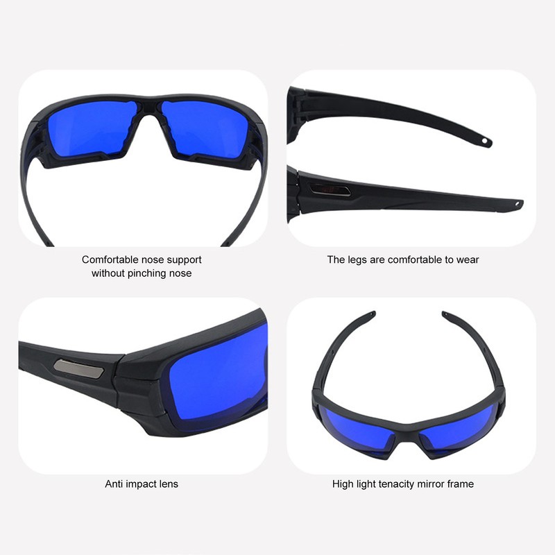 Golf Ball Finding Glasses PC HD UV Protection and Wind