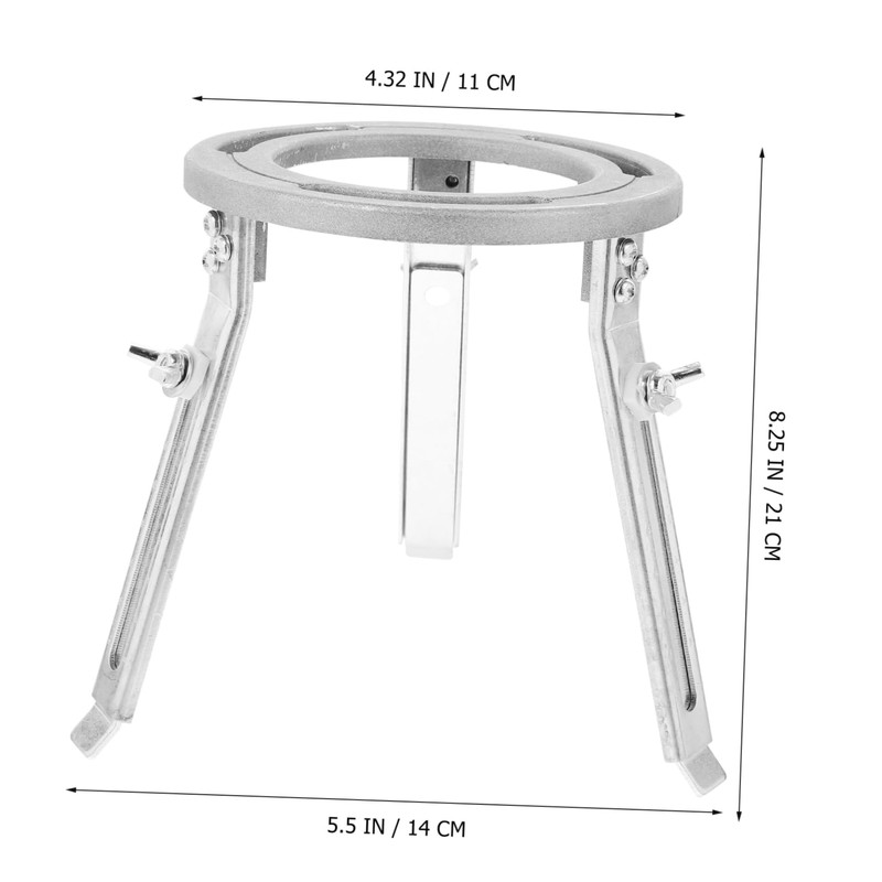 Zerodeko Adjustable Tripod Stand for Laboratory Burner Versatile Chemical Teaching