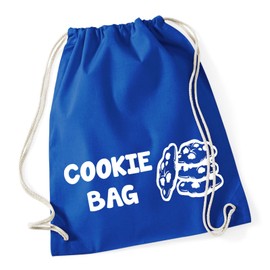 Huuraa Gym Bag Cookie Bag Gift Backpack 12 Litres Cotton Cookie Bag Gift Idea, Bright royal, Unit size