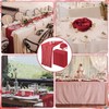 Mindsoft 12 Pack Cheesecloth Table Runner with Heart Decoration 35