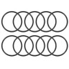 sourcing map Pack of 10 Rubber O Rings 70 mm