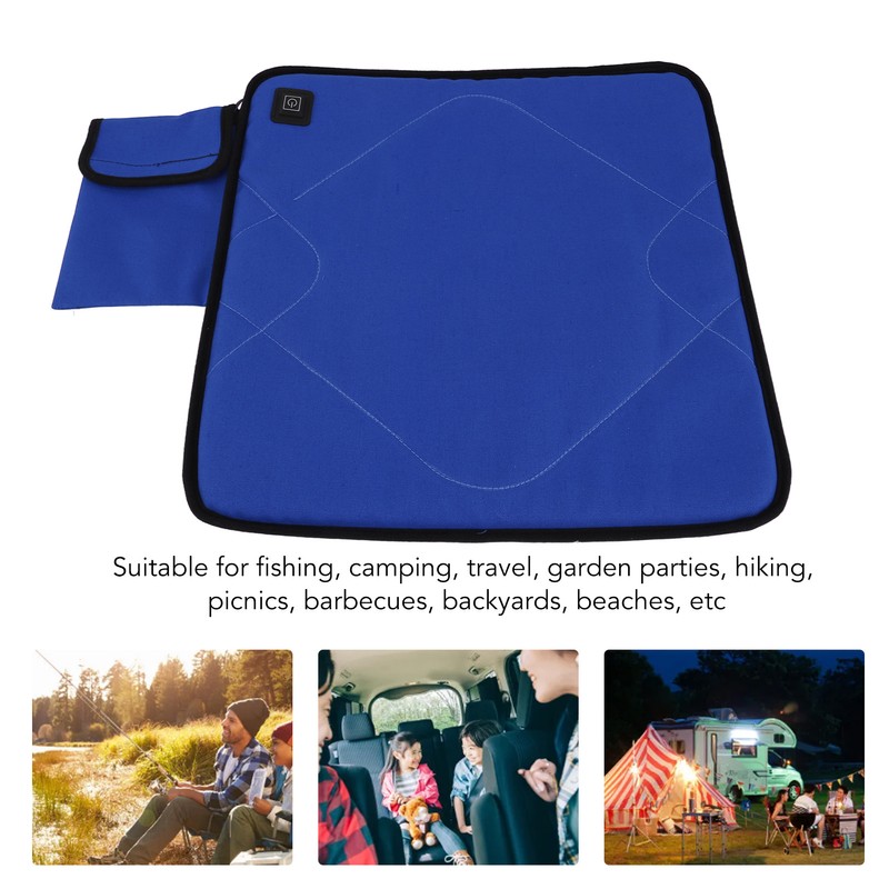 Portable Heated Seat Cushion Adjustable Temperature USB Heating Seat Cushion
