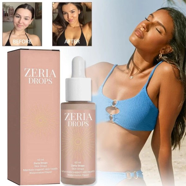 Unbranded Zeria Drops Sunless Tanning Drops Natural Boost Melanin Enhancing