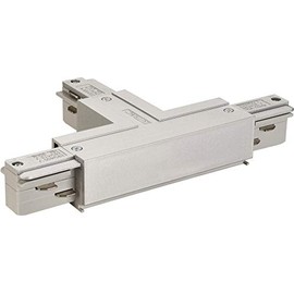 EUTRAC T-Connector for 3-Phase HV Rail, Earth Right T-Connector 2, Silver Grey