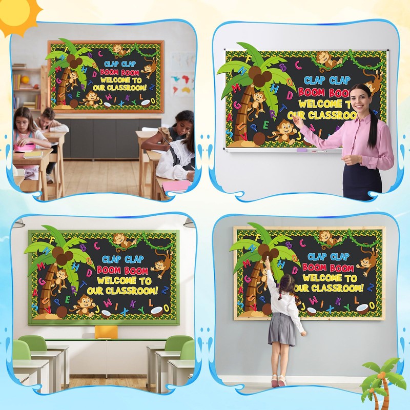 Blosssound Bulletin Board Set Boom Alphabet Letter Classroom Decorations Classroom