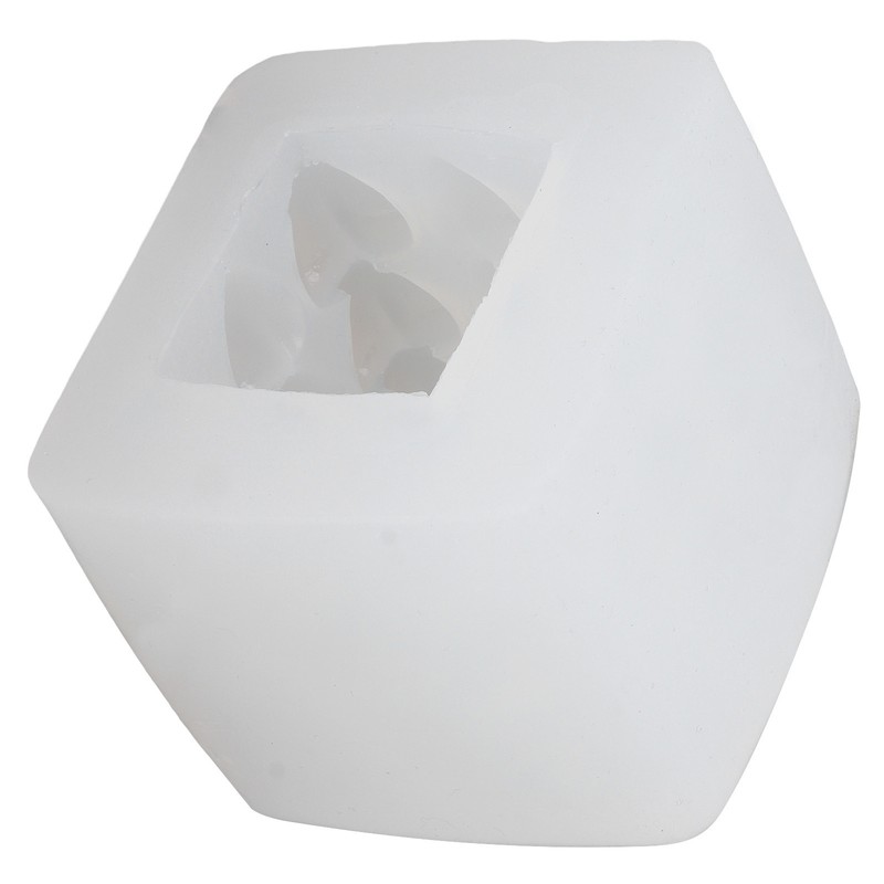 3D Heart Cube Aromatherapy Candle Silicone Mold Food Grade Candle