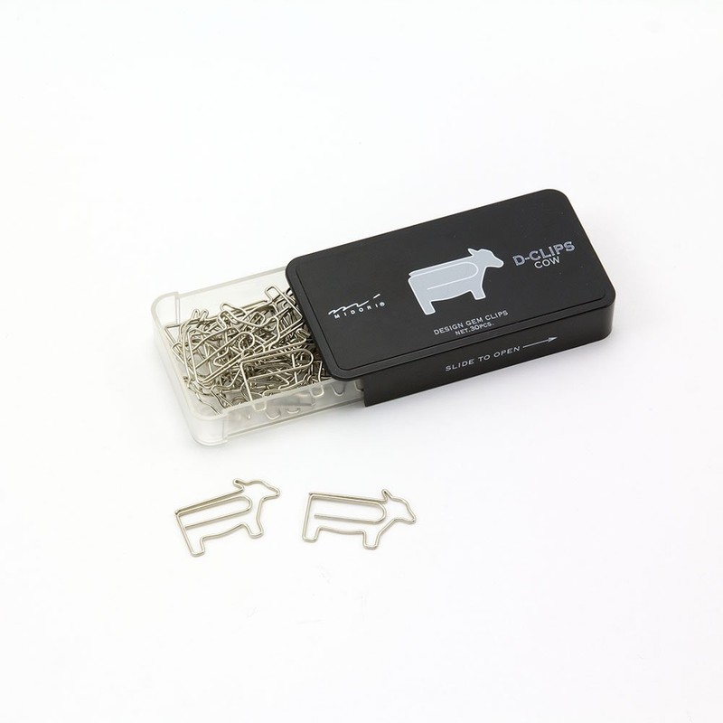 Midori "Cow" Paper Embossed Clip