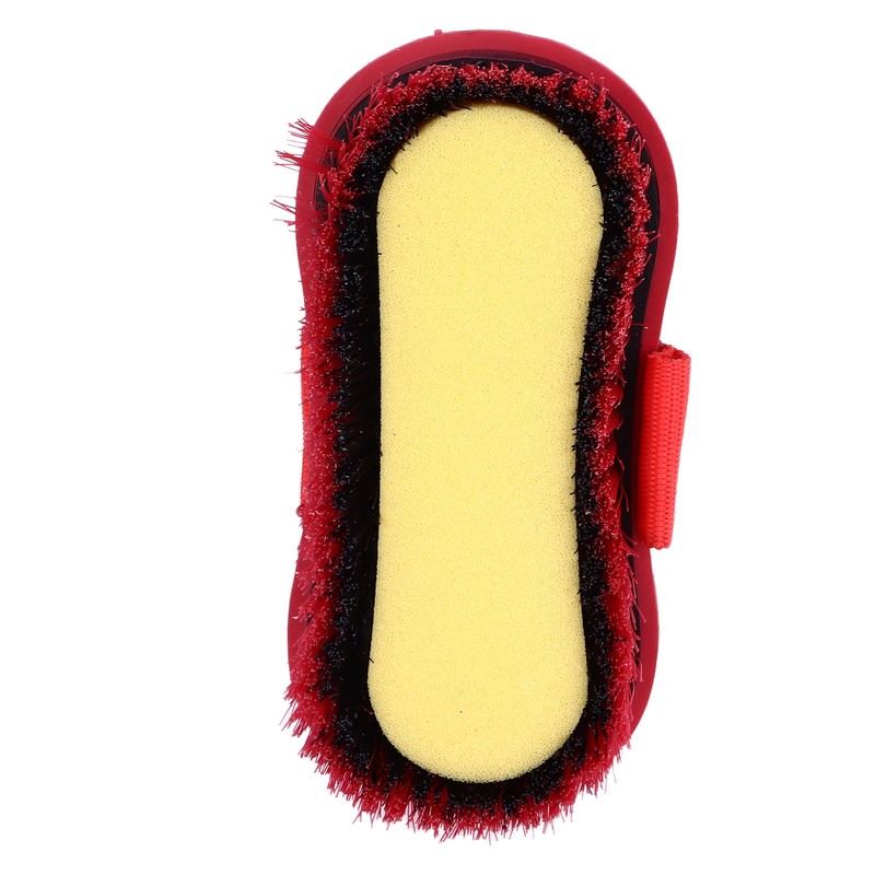 Horse Brush Soft Bristles Skid Resistant Handle Horse Grooming Brush