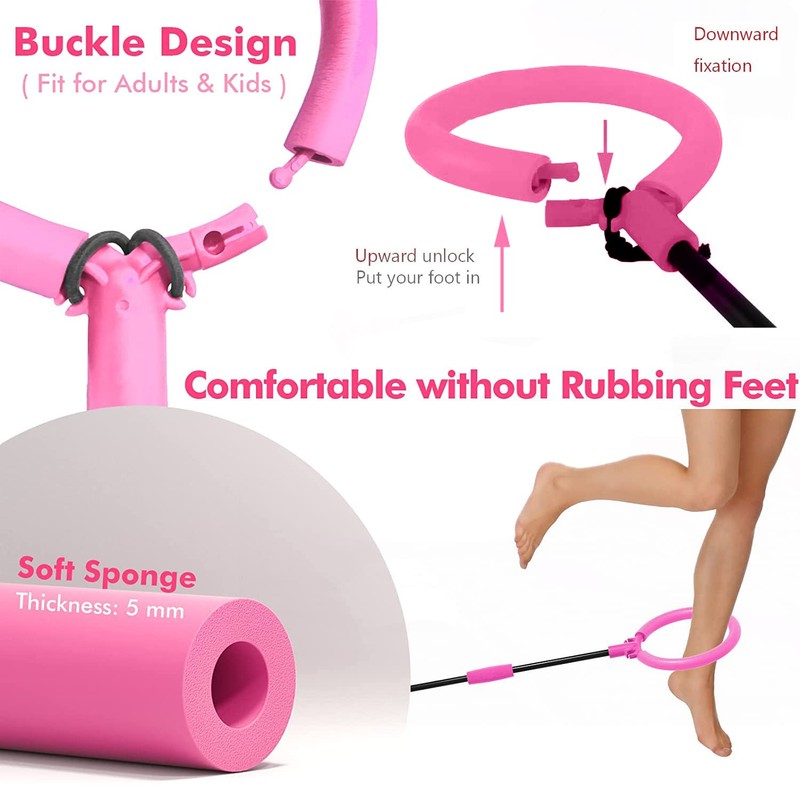 MEISHANG Swing Wheel with Light Wheel, Children's Flashing Jump Ring,